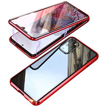 Load image into Gallery viewer, BiubiuCase for Samsung Galaxy S20 Ultra Metal Magnetic Case, Provide Tempered Glass Protection Camera Module for Galaxy S20/Galaxy S20+ (Galaxy S20+,Red)
