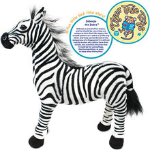 Load image into Gallery viewer, VIAHART Zebenjo The Zebra - 16 Inch Stuffed Animal Plush - by Tiger Tale Toys
