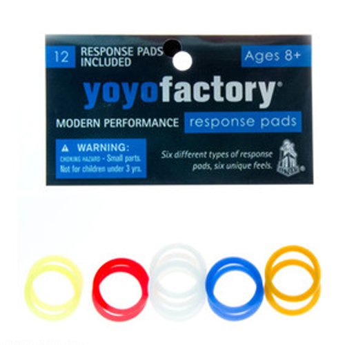 YoYoFactory Pro Pad Pack - Response Pads -Large, Slim Assorted Pads - 12pk
