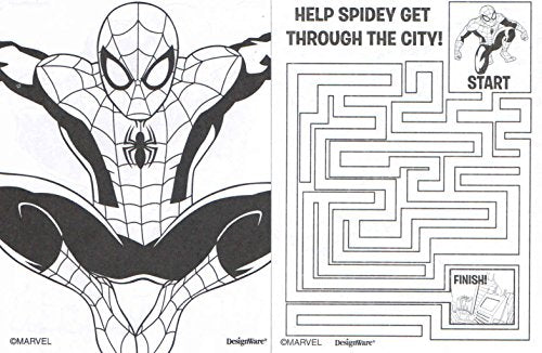 Meggan's Warehouse Marvel Ultimate Spiderman Mini Coloring Book with C –  ToysCentral - Europe