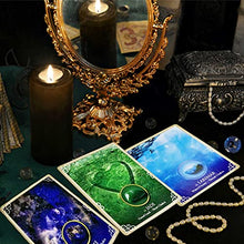 Load image into Gallery viewer, QAHEART Eternal Crystals Oracle Cards - Tarot Cards - Destiny Prediction Card - Virtue Cards for Men Women Birthday Christening Birth Interactive Board Games
