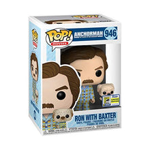 Load image into Gallery viewer, Funko Pop! Movies #946 Anchorman Ron with Baxter (2020 Summer Convention Exclusive)
