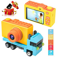Kids Camera for Boys Kids Selfie Camera for Kids with 2 Inch IPS Screen Digital Video Toddler Camera for Birthday Aged 3-12 Boys Girls