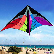 Load image into Gallery viewer, BOZNY Hand Single Line Triangle Kite 1.5m Large Size Air Stunt Kite Easy to Fly Beautiful Shape Kite with 30m Line for Kids Gift
