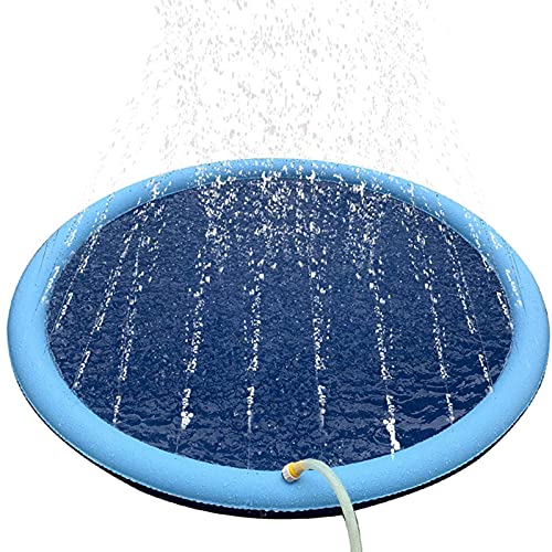 NC Summer Dog Toys, Splashing Sprinkler Pads, Padded Pet Pools for Dogs, Interactive Outdoor Play Pads