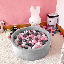 Load image into Gallery viewer, FOUR CLOVER Deluxe Foam Ball Pit Kiddie Balls Pool Toddler Playpen Soft Round Ball Pool Play Toy for Baby Kids Children Indoor &amp; Outdoor, Grey
