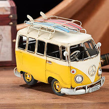 Load image into Gallery viewer, Alvinlite Bus Model, Retro Bus Miniature Model Ornaments Antique Crafts Children&#39;s Toys Home Desk Decoration
