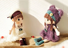 Load image into Gallery viewer, HWD Kawaii 17 inch Stuffed Plush Girl Toy Doll . Good Gift for Kids Baby Lover.(Purple)
