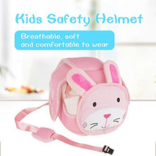 Load image into Gallery viewer, Toddler Safety Hat, Infant Baby Anti-Fall Adjustable Safety Helmet Kids Head Protection Hat for Walking Crawling(Rabbit)
