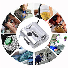 Load image into Gallery viewer, Pocket Microscope - Portable Microscope Loupe Magnification 60X LED Illuminated Mini Magnification Magnifier
