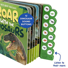 Load image into Gallery viewer, Toy Pal Dinosaur Toys for Kids 3-5 - Interactive Dinosaur Book with Sound + 12 Realistic Dinosaur Figures - Fun and Educational Dinosaur Toys for Boys and Girls 2 3 4 5 Year Old
