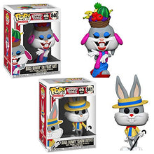 Load image into Gallery viewer, Funko Pop! Bundle of 2: Bugs Bunny 80th Anniversary - Bugs in Fruit Hat and Bugs in Show Outfit
