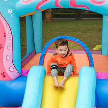 Load image into Gallery viewer, LANGWEI Inflatable Bounce House Jumping Castle, Kids Party Water Park with Water Slide, Splash Pool and Sprinkler for Outdoor/Indoor (Excluding Ocean Ball)
