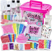 Laevo Unicorn Slime Kit for Girls - DIY Slime Kits - Supplies Makes Butter Slime, Cloud Slime, Clear Slime & More Sets - Toys for 5+ Years Old