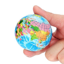 Load image into Gallery viewer, Saclmd Stress Relief World Map Foam Ball Atlas Globe Palm Ball Planet Earth Ball Kid Toys (60mm)
