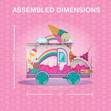 Load image into Gallery viewer, PINXIES Unicorn Ice Cream Truck | Build-Your-Own Magical Animals Play Set, Kids 3D Puzzle Toy - STEM Girl Toys Ages 6-7 and Up
