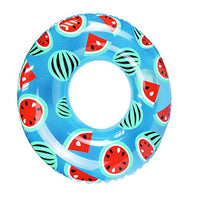 NUOBESTY Inflatable Swimming Ring Fruit Pool Floats Watermelon Swimming Ring Inflatable Tubes Fun Water Toys for Kids Adults Beach Party Supplies 80CM