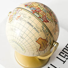 Load image into Gallery viewer, N / B Mini World Globe Desktop Globe, Geographic Globe with Stand, Swivels in All Directions World Map Globe, for Education Teaching, Office Desk Decor
