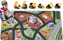 Load image into Gallery viewer, UNOMOR Crawling Role Rug, Play Kids Playmat, Playing Rug Bedroom Mat Carpet Floor Cushion Kids Baby Boys Girls Indoor Room Carpet City Life Great for Playing with Cars and Toys
