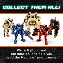 Load image into Gallery viewer, MyBuild Mecha Frame Titan  6 Inches Building Block Mecha, Easy Build Robot Mech with 5 Weapons, Adjustable Action Poses, Compatible with All Construction Building Bricks, for Mecha Fans
