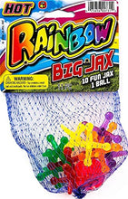 Load image into Gallery viewer, New JA-RU Big Jacks Toy Set (Pack of 1 Units) Kids Jax Classic Games Great Party Favors or Pinata Filler in Bulk. 731-1C
