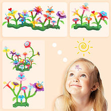 Load image into Gallery viewer, VERTOY Gifts for 3 4 5 6 Year Old Girls, Flower Garden Building Toys Set for Toddlers, STEM Preschool Activities and Gardening Pretend Playset, Stacking Game for Age 3+ Little Kids
