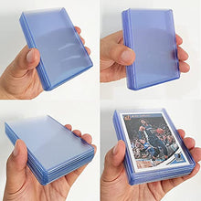 Load image into Gallery viewer, 25 Sheets Topload Card Holder 35PT Toploaders Cards Trading Card Sleeves for Baseball Football Basketball Hockey Golf 3&quot; x 4&quot; Clear
