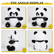 Load image into Gallery viewer, BSTAOFY Musical Light up Panda Bear Stuffed Animal LED Soft Plush Toys Glow in Dark Singing Bedtime Companion Birthday Gift for Kids on Christmas Birthday, 12&#39;&#39;
