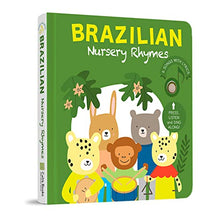 Load image into Gallery viewer, Cali&#39;s Books Brazilian Nursery Rhymes Book - Sound Books for Toddlers 1-3 Years Old - Interactive &amp; Educational Music Toys for Bilingual Children with Lyrics &amp; Translations - Musical Gifts for Kids
