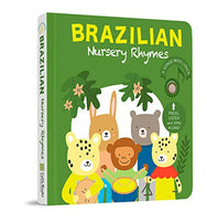 Cali's Books Brazilian Nursery Rhymes Book - Sound Books for Toddlers 1-3 Years Old - Interactive & Educational Music Toys for Bilingual Children with Lyrics & Translations - Musical Gifts for Kids