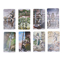 Load image into Gallery viewer, Haowecib Tarot Cards Deck, Fantasy 78 Pcs English Version Fortune Telling Game Cards Good Hand Feelings Exquisite Holographic Fate Divination Card for Beginners Family Party Games

