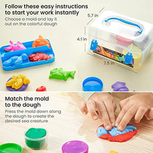 Load image into Gallery viewer, Arteza Kids Play Dough, 8 Ocean Molds, 6 Colors, 1-oz Tubs, Soft, Art Supplies for Kids Crafts, Learning Centers

