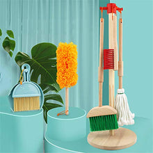 Load image into Gallery viewer, Teerwere Play House Dust Sweep Mop Pretend Play Set 3+Gift for Boy Or Girl (Color : Red, Size : 5 Pcs Set)
