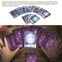 Load image into Gallery viewer, 01 Star and Moon Phases Tarot, with Flash Effect Fate Divination Tarot Deck Board Game Hologram Paper, Suitable for Beginners
