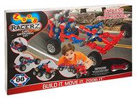 ZOOB RacerZ Car Designer Kit Moving Building Modeling System, 88 Piece Kids Construction Set