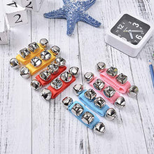 Load image into Gallery viewer, TOYANDONA 6pcs Christmas Wrist Bells Christmas Jingle Bells Wristband Xmas Musical Rhymes Rattles Toys Christmas Party Favors for Kids Children
