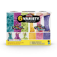 Load image into Gallery viewer, Play-Doh Sand Variety 6-Pack of Play-Doh Sand and Shimmer Stretch Compounds, 112 g Pots, Non-Toxic Multicolor,F0103RC1
