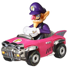 Load image into Gallery viewer, Hot Wheels Mario Kart Waluigi, [Pink/Purple] Badwagon
