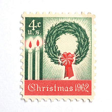 Load image into Gallery viewer, American Coin Treasures Vintage Christmas Stamps Holiday Decor | Genuine United States Postage Stamps Over 50 Years Old Mint State Condition | Stocking Stuffer Gifts
