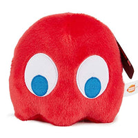 Red Pacman Ghost Stuffed Animal, Pacman Plush Toy Anime Very Cute and Soft Plush Pacman Plush Doll, Plush Toy Gifts for Boys Girls (Red, 6