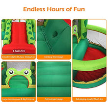 Load image into Gallery viewer, Lpjntt Magic Castle - Inflatable Bounce House with Blower - Premium Quality - Indoor/Outdoor - Portable - Sets Up in Seconds
