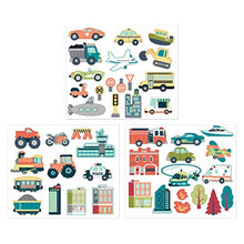 Load image into Gallery viewer, Stephen Joseph Magnetic Play Set Transportation
