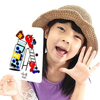 Korean Flash Card - Hidden Picture Method Cool Game - Hangul Vocabulary - Gift for Family Travelers, Kids
