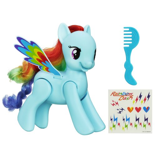 My Little Pony Flip and Whirl Rainbow Dash Pony Fashion Doll Pet