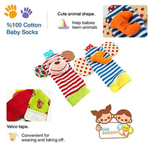 Load image into Gallery viewer, The Season Toys 4pcs Infant Baby Wrist Rattles and Foot Socks Developmental Toys
