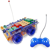 Snap Circuits R/C Snap Rover Electronics Exploration Kit | 23 Fun STEM Projects | 4-Color Project Manual | 30+  Snap Modules | Unlimited Fun