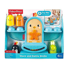 Load image into Gallery viewer, Fisher-Price Stack and Rattle Birdie, Baby Rattle and Stacking Toy
