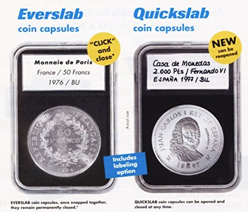 Pack of 5 Lighthouse Quickslab 38mm Graded Coin Slabs US Ike/Morgan Silver Dollar Holders