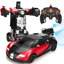 Load image into Gallery viewer, Jeestam RC Robot Car for Kids Transform Car Toy, Deformation Remote Control Vehicle with Gesture Sensing One Button Transformation 360Rotating Drifting 1:14 Scale, Best Gift for Boys and Girls (Red)
