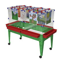 Load image into Gallery viewer, ChildBrite Youth 4 Casters 6 Station Green Frame Super Paint Center
